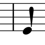 New Song Exclamation Point Quarter Notes