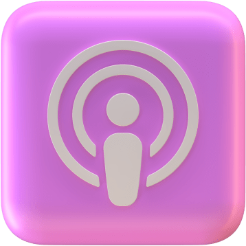 purple apple podcasts logo